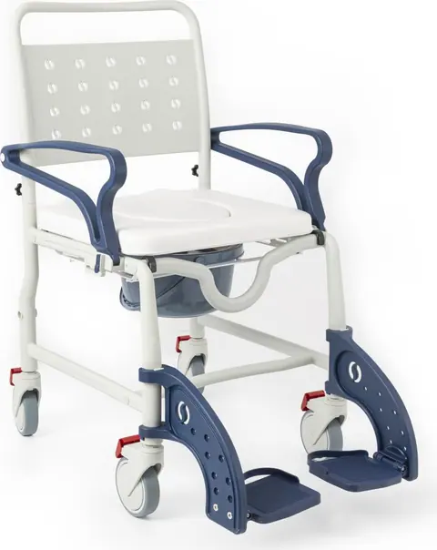 Comfort Plus DM-8088C Soft Banyo ve Tuvalet Sandalyesi (Lacivert) - 1