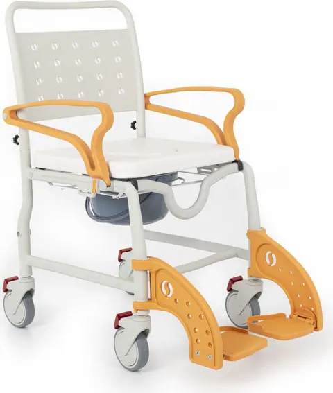 Comfort Plus DM-8088C Soft Banyo ve Tuvalet Sandalyesi (Turuncu) - 1