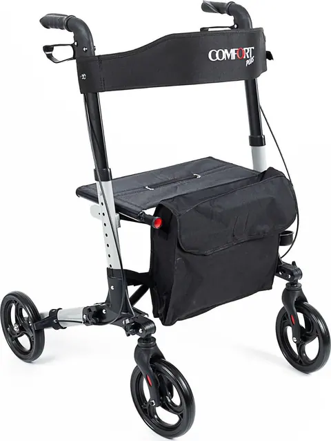 Comfort Plus DM-9102  Gri Lüx Alüminyum Rolatör - 1