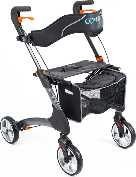 Comfort Plus DY049147L Desenli Aluminyum Rolatör (karbon deseni) - 1