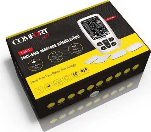 Comfort Plus R-C4A Şarj Edilebilir Tens Ems Masaj Cihazı