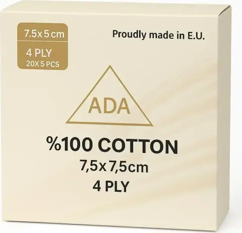 ADA GAZ KOMPRES 5 LI ZARFDA 100 LU STERIL
