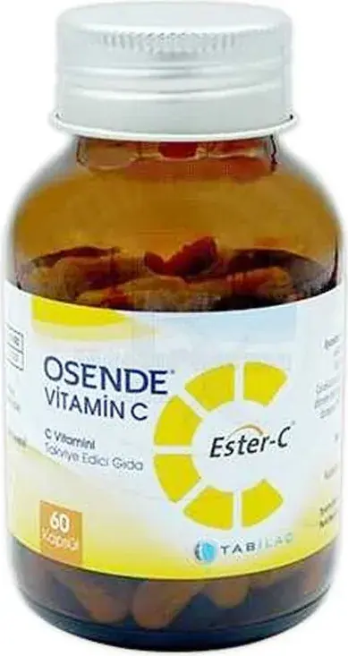 OSENDE Vitamin C Takviye Edici Gıda 60 Kapsül