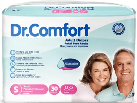 Dr. Comfort Yetişkin Hasta Bezi Küçük Boy (S) 30'lu 4 Paket 120 Adet