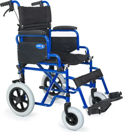 Comfort Plus DM-327 Mini Özellikli Transfer Lacivert Tekerlekli Sandalye