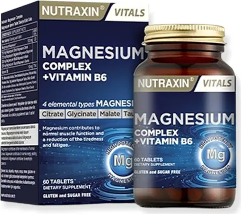 Nutraxin Magnesium Complex Vitamin B6 60 Tablet