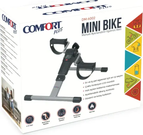Comfort Plus DM-6002 Dijital Ekranlı Katlanabilir Manuel Egzersiz Pedalı