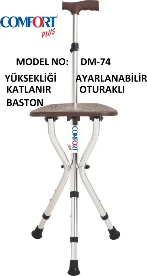 Comfort Plus DM-74 Oturaklı Baston