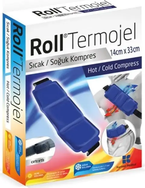 Roll Termojel Cırtcırtlı Sıcak - Soğuk Kompres 14 Cm x 33 Cm