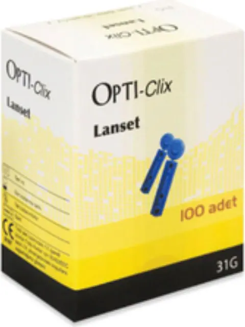 Optima Şeker Ölçüm Lanset İğne Ucu 100 Adet