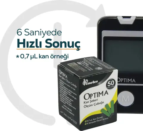 Optima Kan Şekeri Ölçüm Stribi - 1