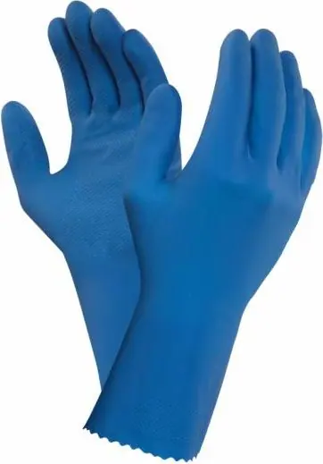 Ansell- ALPHATEC® 87-315 Kimyasal ve Sıvı Korumalı Profesyonel Gıda İşleme Eldiveni 1 Çift (8 Beden / M) - 1