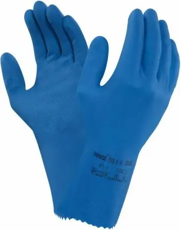 Ansell- ALPHATEC® 87-665 Kimyasal ve Sıvı Korumalı İş Eldiveni 1 Çift (9 Beden / L) - 1