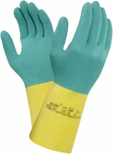 Ansell- ALPHATEC® 87-900 Kimyasal ve Sıvı Korumalı İş Eldiveni 1 Çift (8 Beden / M) - 1