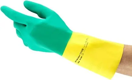 Ansell- ALPHATEC® 87-900 Kimyasal ve Sıvı Korumalı İş Eldiveni 1 Çift (9 Beden / L) - 1