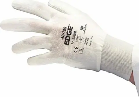 Ansell- EDGE® 48-125 Poliüretan Kaplı Hassas Montaj Eldiveni 1 Çift (9 Beden / L) - 1