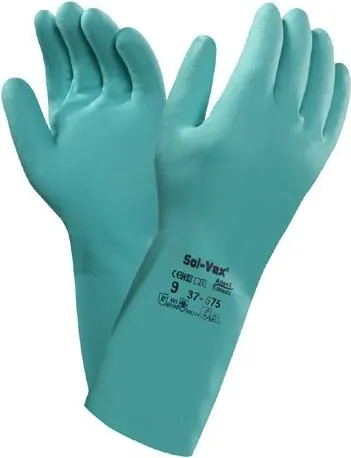 Ansell- SOLVEX® 37-675 Kimyasal ve Sıvı Korumalı Antistatik İş Eldiveni 1 Çift (7 Beden / S) - 1