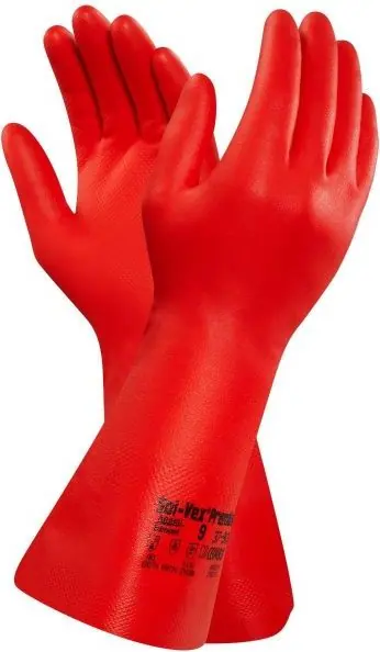 Ansell- SOLVEX® PREMIUM 37-900 Kimyasal ve Asit Eldiveni 1 Çift (9 Beden / L) - 1
