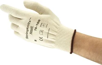 Ansell- STRINGKNITS® 76-100 Mekanik ve Çok Amaçlı Hafif İşler Eldiveni 1 Çift (9 Beden / L) - 1