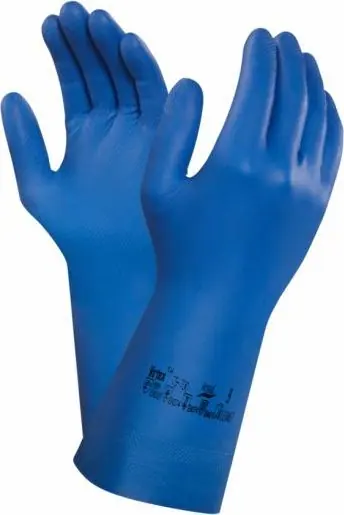 Ansell- VIRTEX® 79-700 Mavi Nitril Kimyasal ve Sıvı Korumalı İş Eldiveni 1 Çift (10 Beden / XL) - 1