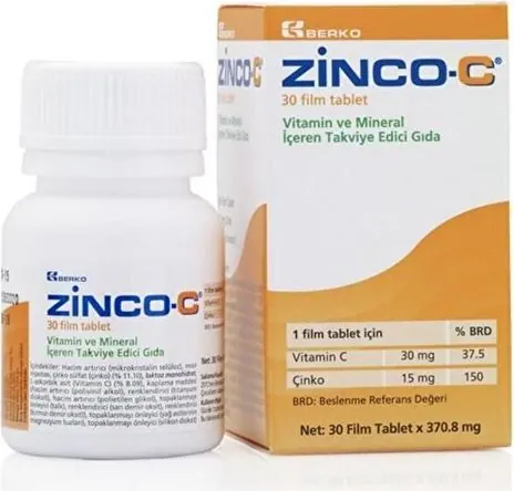 Berko Zinco-c 15 Mg 30 Tablet
