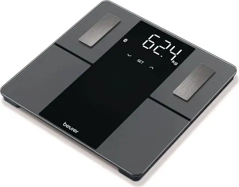 Beurer Vücut Analizli Banyo Baskülü Super Black Edition Bluetooth BF 500