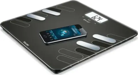 Beurer Vücut Analizli Baskül Bluetooth Siyah BF 600