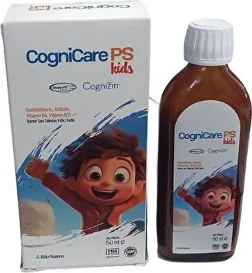 cognicare PS KIDS Fosfotidilserin, Sitikolin , Vitamin B6 ve B12 Şurup 150ml