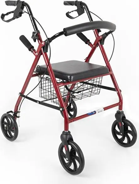 Comfort Plus Dm9144 Rolatör 4 Tekerlekli Yürüteç Walker 130 Kg Taşıma Kapasiteli - 1