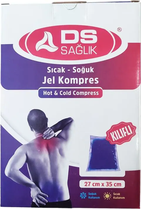 Damla Sağlık Sıcak / Soğuk Kılıflı Jel Kompres 27×35 cm 2 Adet - 1