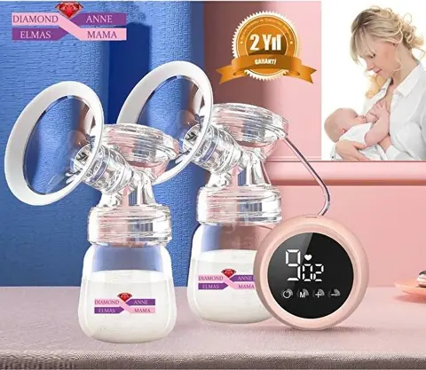 Diamond Mama Elmas Elektrikli Göğüs Pompası Çiftli,dokunmatik ,led Ekran - 1