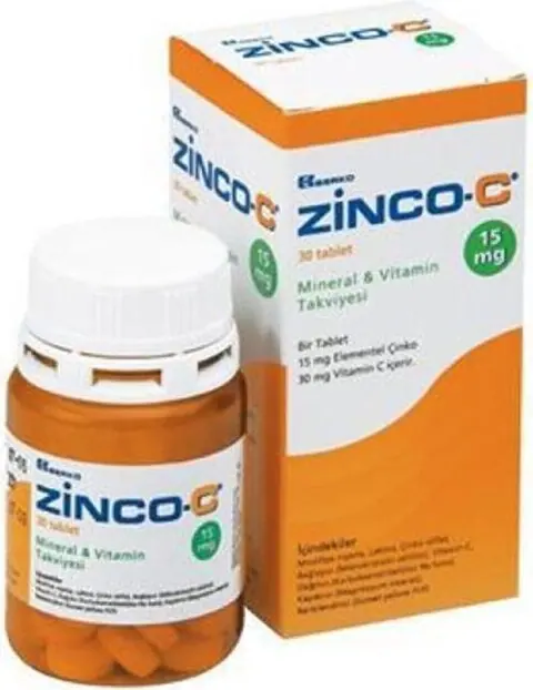 Zinco-c 15 mg 30 Tablet