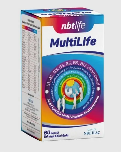 Nbt İlaç NBT Life Multilife 60 Kapsül - 1