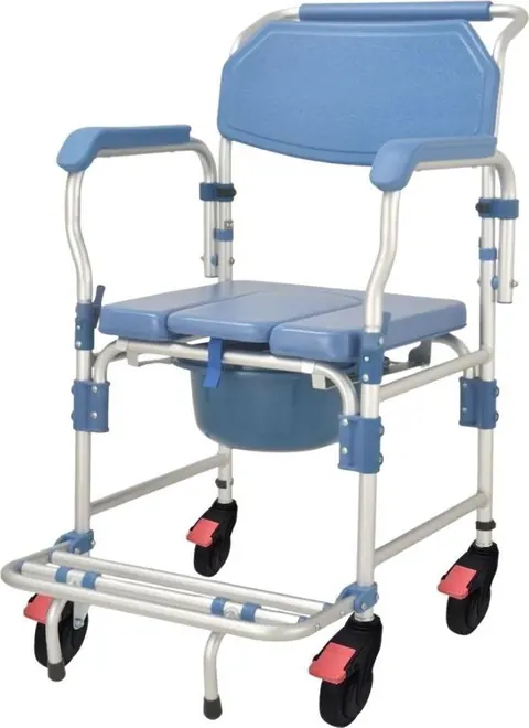 Poylin P610 Alüminyum Banyo Tuvalet Sandalyesi - 1