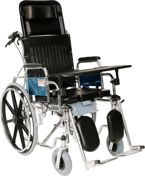 Poylin P615 Banyo Tuvalet Tekerlekli Sandalye - 1