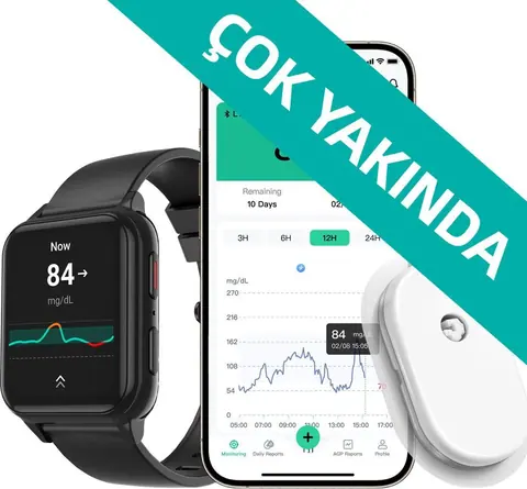 Sibionics SiWatch Glikoz Ölçüm Akıllı Saati