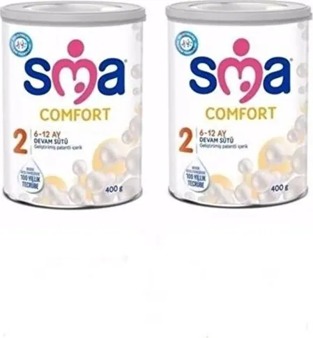 SMA 2 Bebek Devam Sütü Comfort 400 gr X 2 Adet - 1