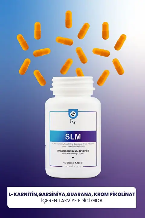 Smartcaps Slm Akkermansia Muciniphila & Garcinia Cambogia Extract 60 Kapsül - 1