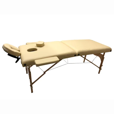 Comfort Plus Ahşap Masaj Masası İthal 201-Bej 2