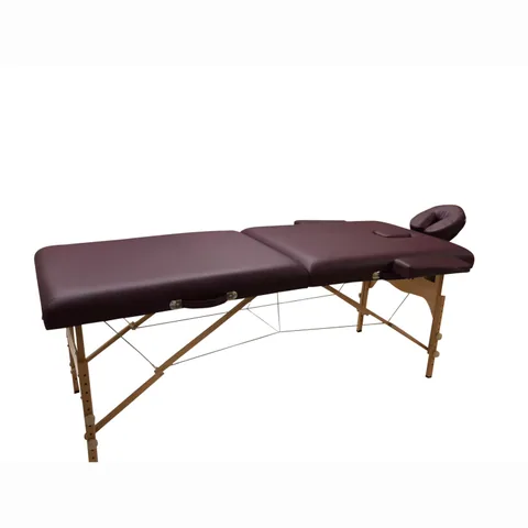 Comfort Plus Ahşap Masaj Masası İthal 201-Bordo 3