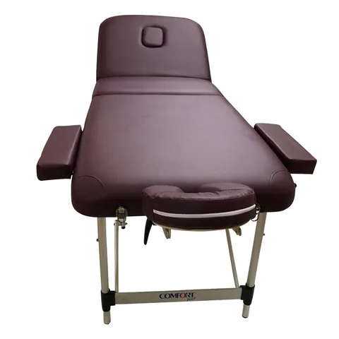 Comfort Plus Alüminyum Masaj Masası İthal 305-Bordo 2