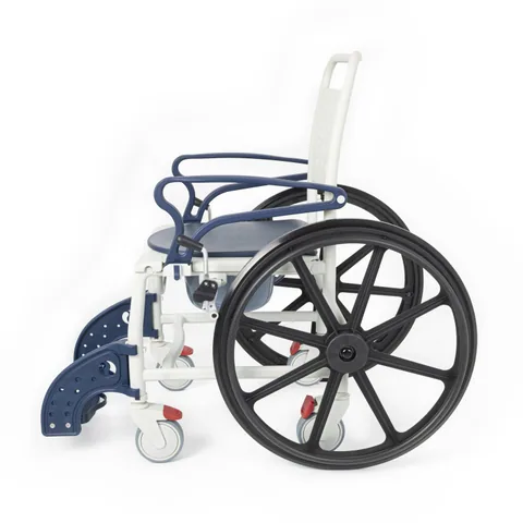 Comfort Plus DM-8088B Banyo ve Tuvalet Sandalyesi (Lacivert) (6 Tekerlekli) 3