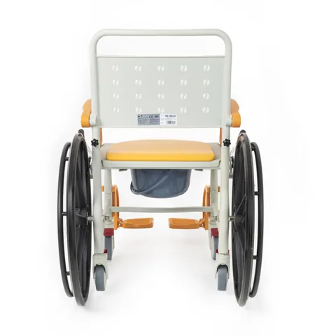 Comfort Plus DM-8088B Banyo ve Tuvalet Sandalyesi (Turuncu) (6 Tekerlekli) 5