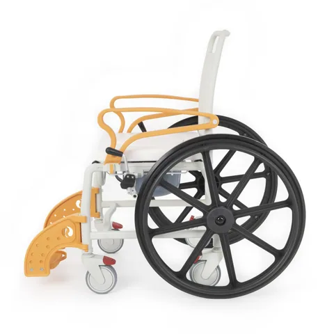 Comfort Plus DM-8088D Soft Turuncu Banyo ve Tuvalet Tekerlekli Sandalye 2