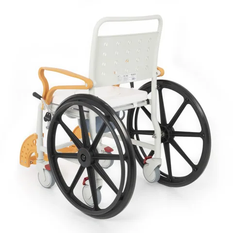 Comfort Plus DM-8088D Soft Turuncu Banyo ve Tuvalet Tekerlekli Sandalye 3