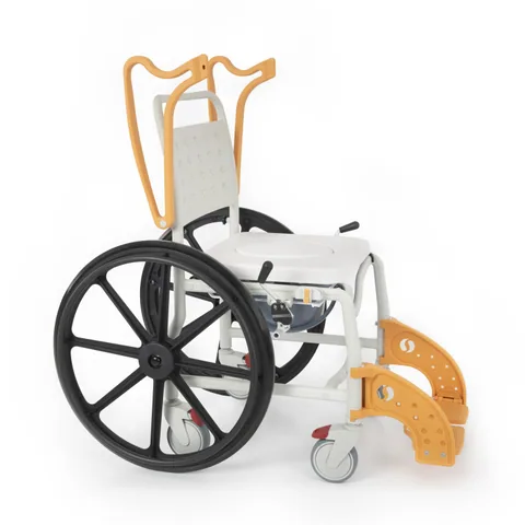 Comfort Plus DM-8088D Soft Turuncu Banyo ve Tuvalet Tekerlekli Sandalye 6