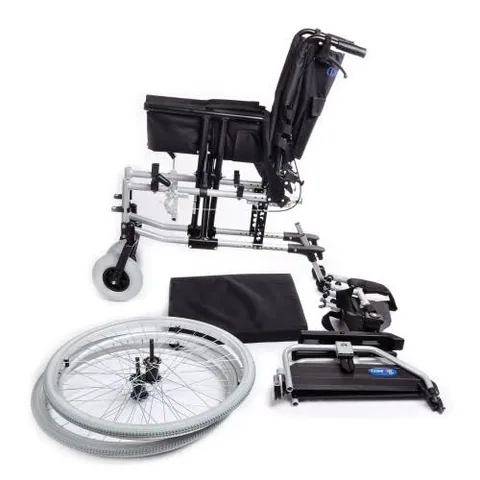 Comfort Plus DM-Strong New 45 cm Hafif Alüminyum Manuel Tekerlekli Sandalye 8