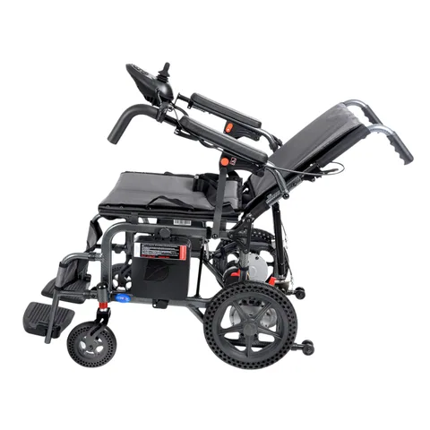 Comfort Plus DY01102 Portatif Lityum Pilli (Akülü) Tekerlekli Sandalye Baş Destekli, Sırt Yatar 4