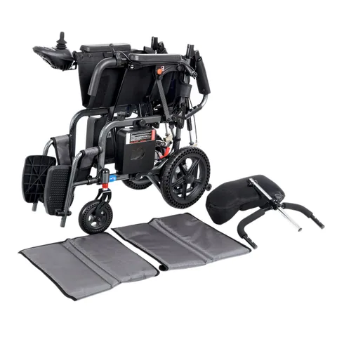 Comfort Plus DY01102 Portatif Lityum Pilli (Akülü) Tekerlekli Sandalye Baş Destekli, Sırt Yatar 7