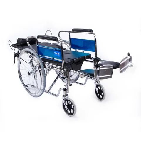 Comfort Plus DY02608GC Sırtı Yatar Ayak Kalkar Tuvalet Özellikli Tekerlekli Sandalye 4
